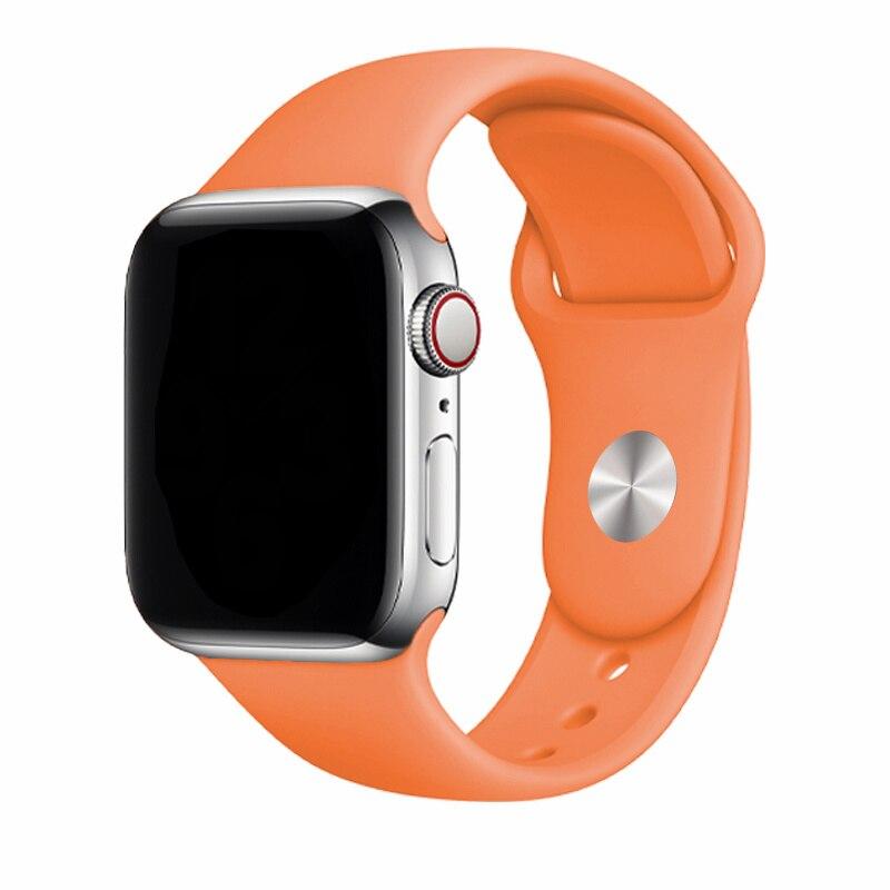 Silikonový řemínek pro řemínek Apple Watch 44 mm 49 mm 45 mm 41 mm 40 mm 42 mm 38 mm náramek iwatch série 9 7 se 3 4 5 6 8 Pásek Ultra2