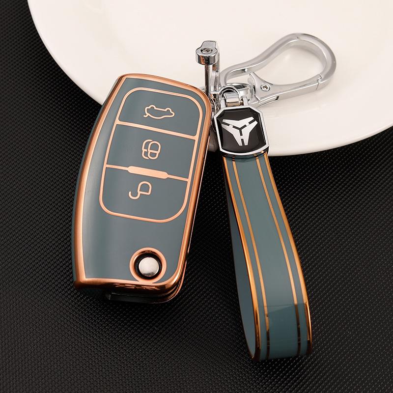 Fits Ford Classic Focus, Older EcoSport, Fiesta Folding Remote Key Cover