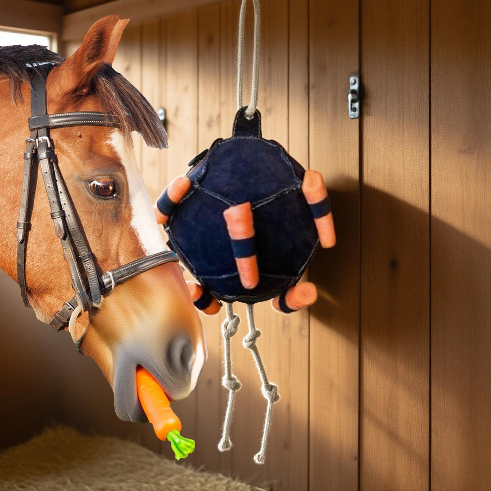 Horse Carrot Training Ball Interactive Carrot Slow Feeder Ball Carrot Feeding Ball Toy for Training Farm Goat Sheep Horses