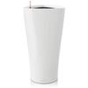 Flower Pot - Lec - Delta Premium 40 - Glossy White - Integrated Irrigation System