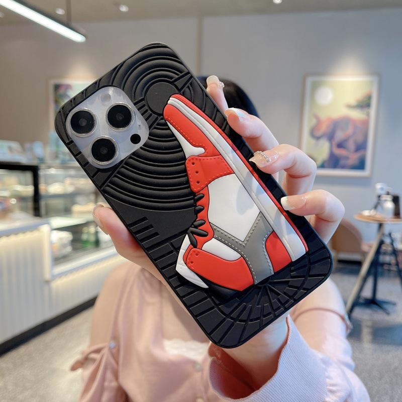 Trendy 3D Silicone Sneaker Phone Case for iPhone 11/13 Pro Max