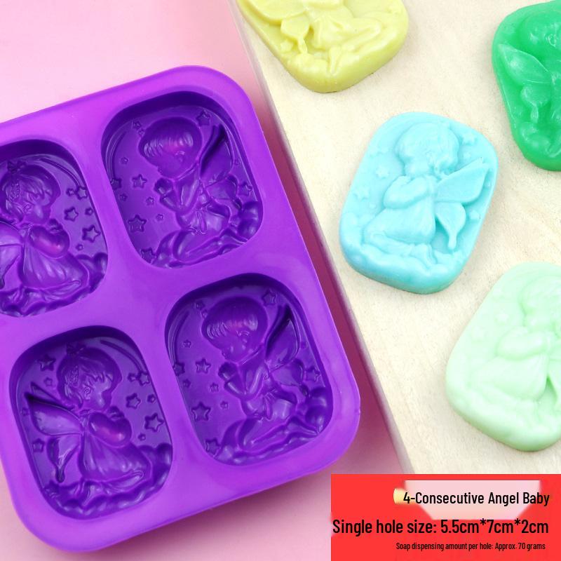 Silicone Soap Mold Making Set for DIY and Children's Homemade Breast Milk Soap