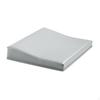 Ergonomic Manicure Hand Pillow PU Leather Stitched Edges White