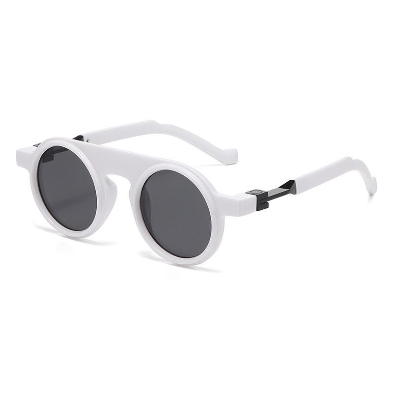 Retro Round Metal Frame Sunglasses Eyewear For Men And Women Driving Fishing Brand Designer Sun Glasses Uv400
