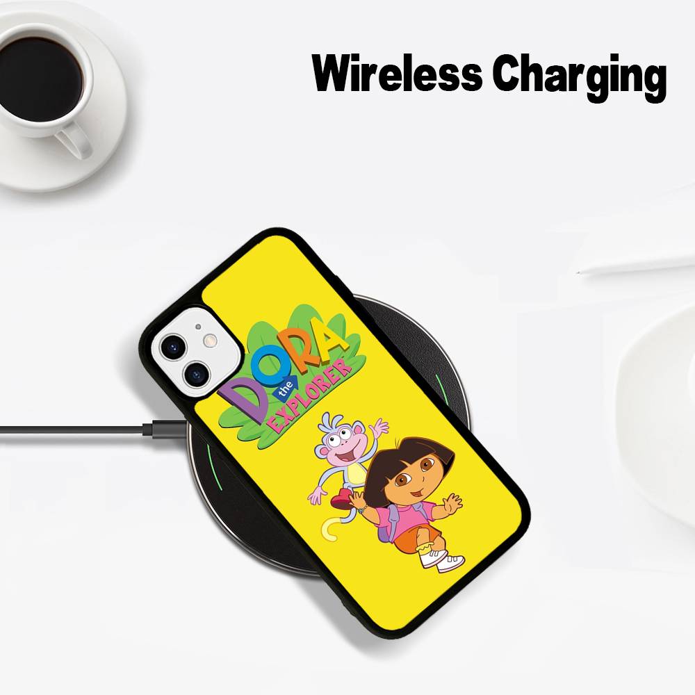 Adventure TV D-Dora The E-Explorer Phone Magesafe Magnetic Wireless Charge Case For IPhone 16 11 12 13 14 15 Pro Max Plus Mini