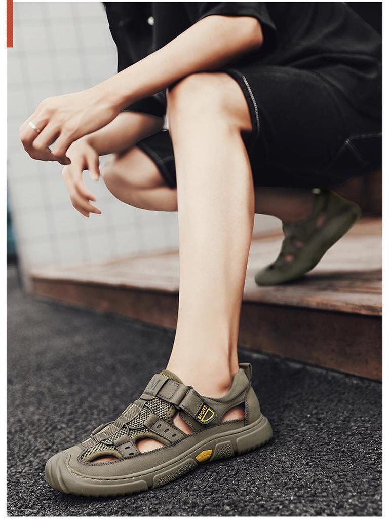 Men's 2025 Summer Closed-Toe Outdoor Water Sports Sandals