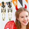 Earrings Cranium Skeleton Imitation Human Skeleton Detachable Earrings Specter Bride And Groom To Make Him Trendy Earrings