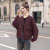 Women's Round Neck Zipper Jacket