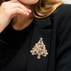 Christmas Brooch Pin for Women Suit Decoration Jewelry