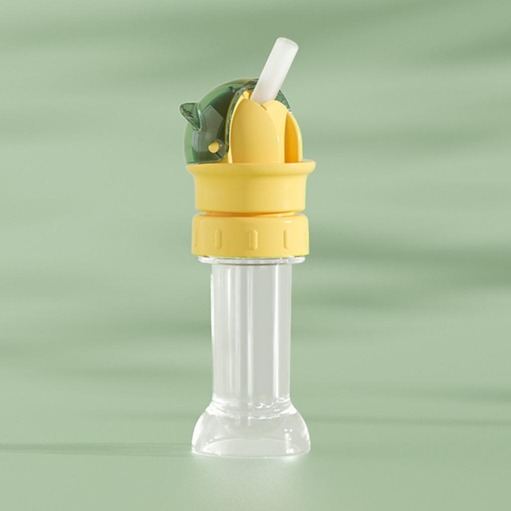 Anti-Choking Water Bottle Cap Reusable Water Bottles Straw Lid Portable Baby Self Drinking Straw Caps for Car Interiors