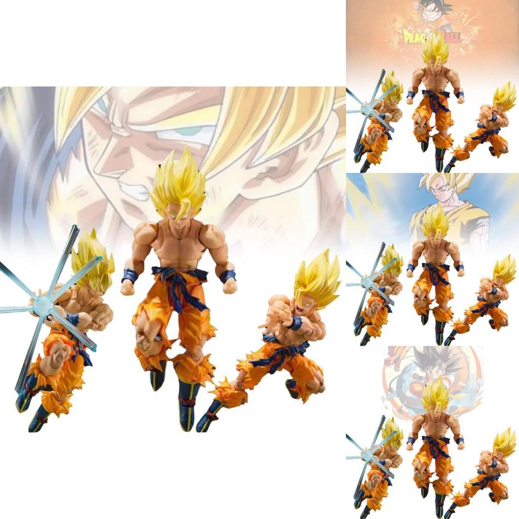 Legendärer Super-Saiyajin Z Erweckung Son Goku 3.0 Beschädigte Version Sammelfigur im Karton