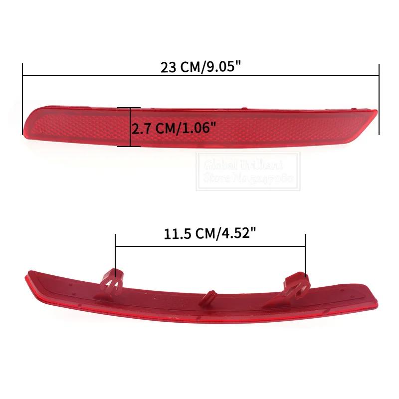 Car Rear Bumper Reflector Light For Citroen C5 2010-2014 Tail Stop Brake Light Car Parts Turn Signal Fog Lamp Rear Warning Lamp