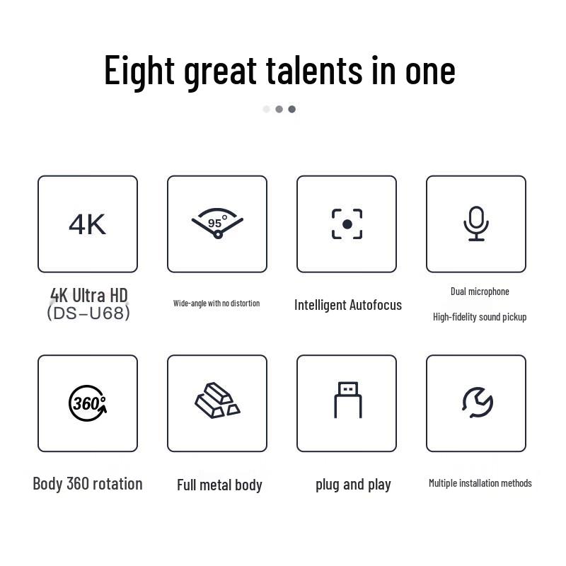 Hikvision 1080P HD USB Webcam with Microphone