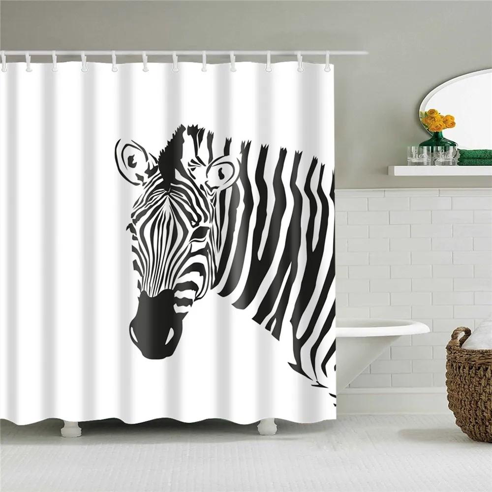 

Cartoon Cat Parrot Shower Curtain Set Lovely Animal Kids Bathroom Decor Waterproof Bath Curtains Home Accessories With Hooks W60H190(CM)-1 Pcs