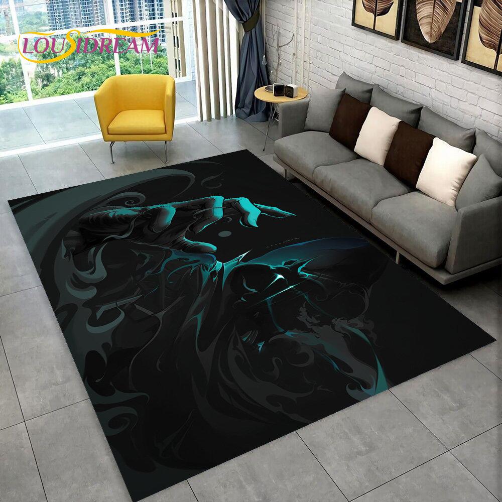 HD Valorant Series Game Gamer-Bereichsteppich, Teppich für Zuhause, Wohnzimmer, Schlafzimmer, Sofa, Fußmatte, Dekor, Kinder spielen, rutschfeste Bodenmatte