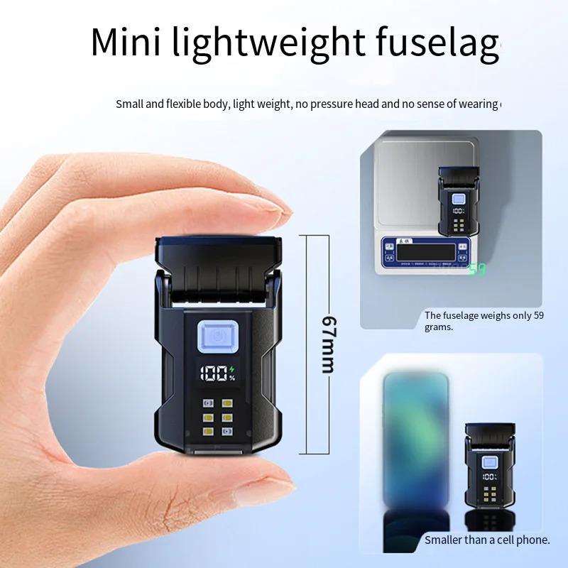 Super Bright Pocket Torch Light Mini Keychain Flashlight With Clip LED Magnetic COB-EDC Mini Keychain Flashlight Rechargeable