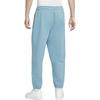 Nike Solo Swoosh Casual Comfortable Soft Minimalist Style Fleece Lined Knitted Sweatpants Men's Denim Blue Green/White DX1365-464