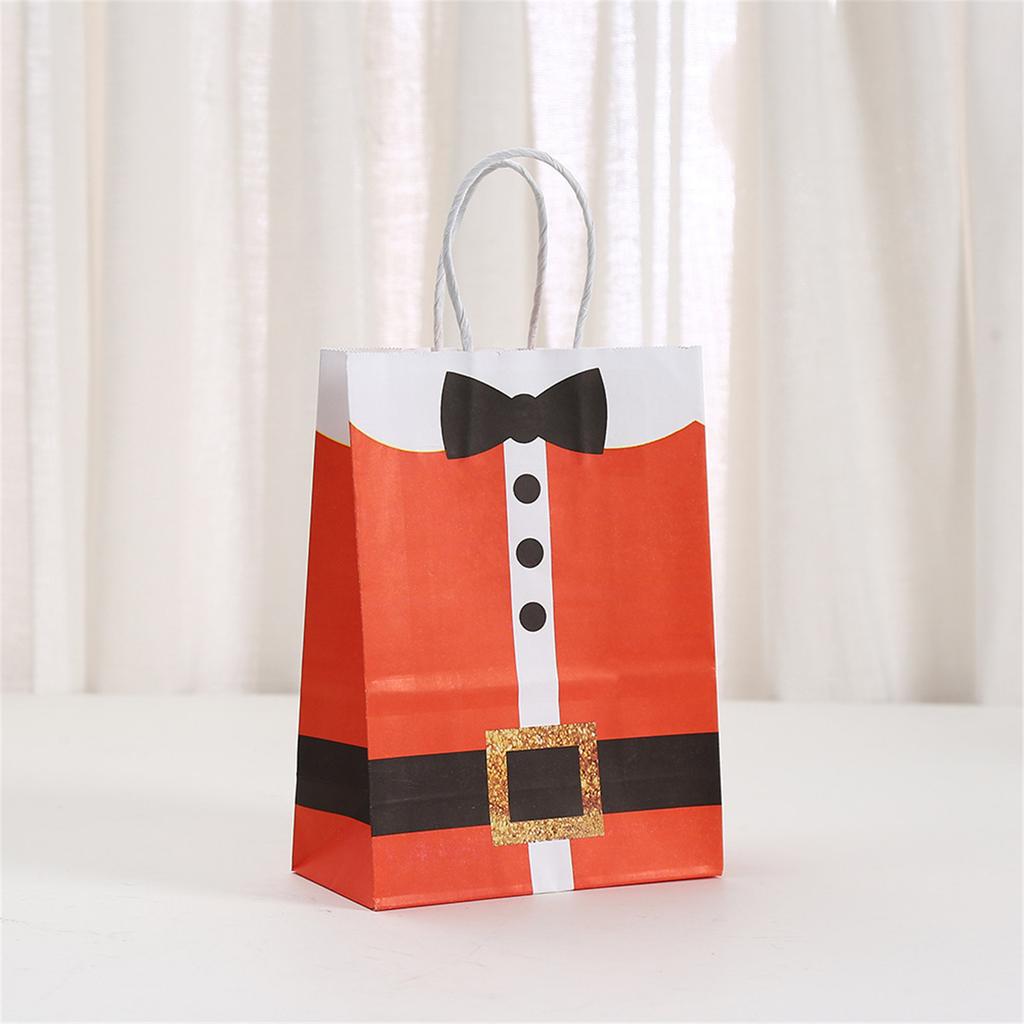 Christmas Themed Large Gift Bags Bulk 12 Pack Efficient Kraft Paper Parties Bags With Multiple Occasion Use For Celebration