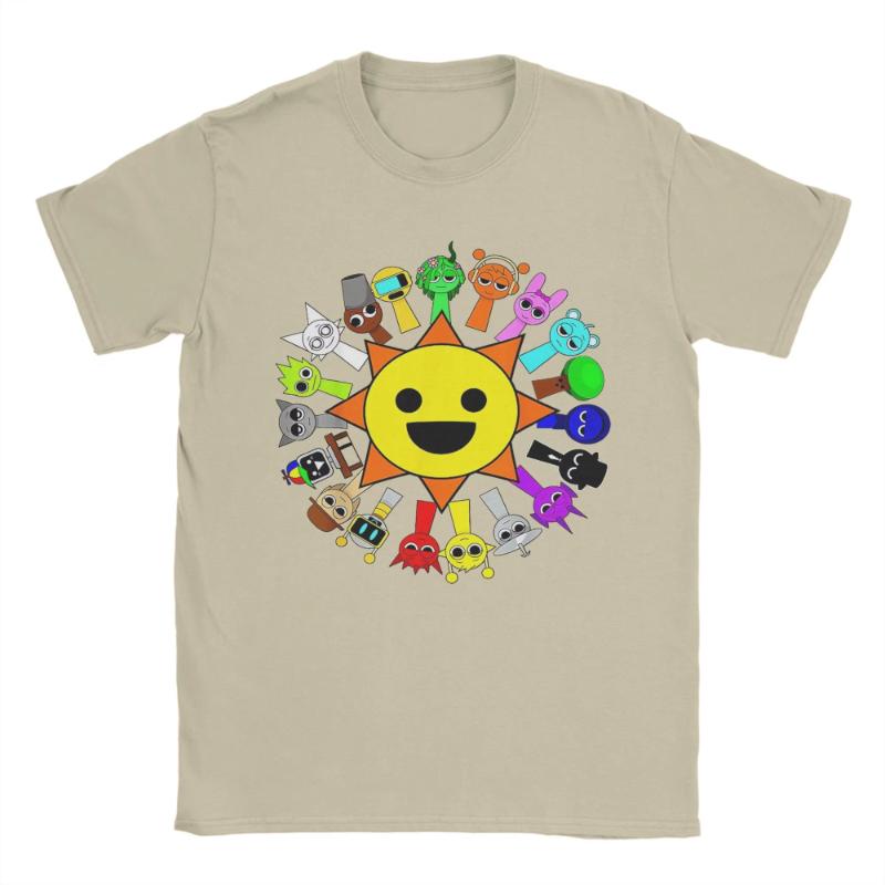 2025 Summer and Autumn retro toy print T-shirt loose and casual short-sleeved trendy top for men and women