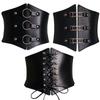 New Retro Court-style Women's Waist Belt Elastic Waist Sealing Women's Waistline Clip  Bow Corset Weight Loss Wide Waistband
