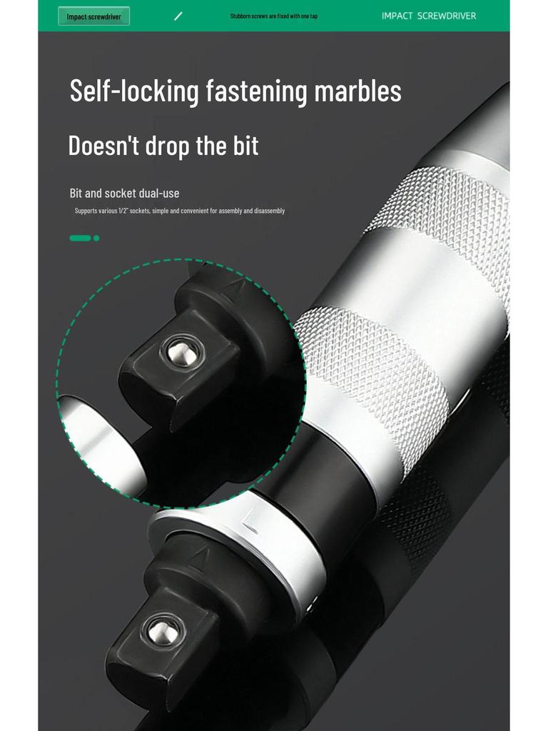 Impact Screwdriver Set: Rust Screw Extractor and Striking Bit Screw Remover.