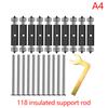 10Pcs Wall Switch Socket Cassette Repairer Adjustable Cassette Screws Support Rod With Wrench 86/118 Type Electrical Accessories