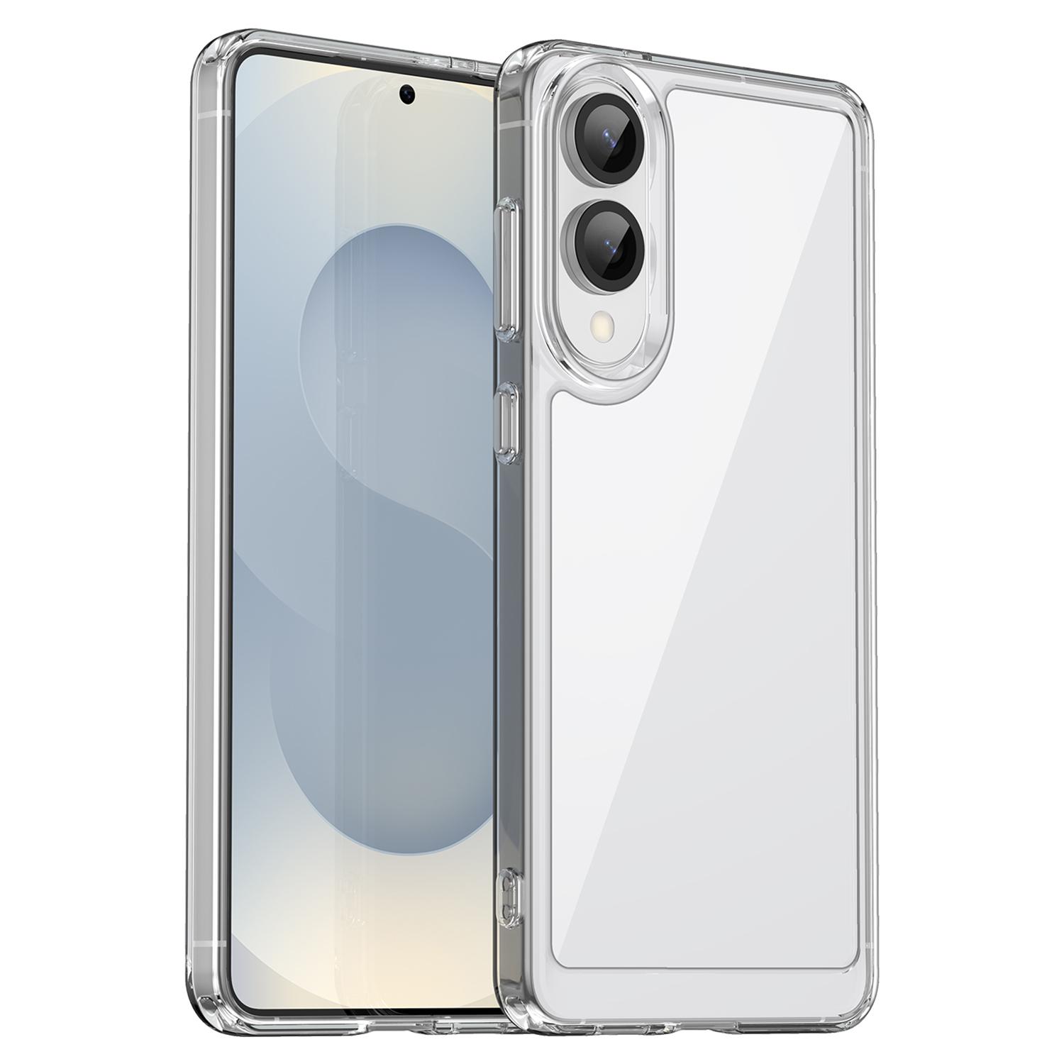 

For Samsung Galaxy S25 Edge/S25 Slim Case TPU+Acrylic Protective Clear Phone Cover Transparent