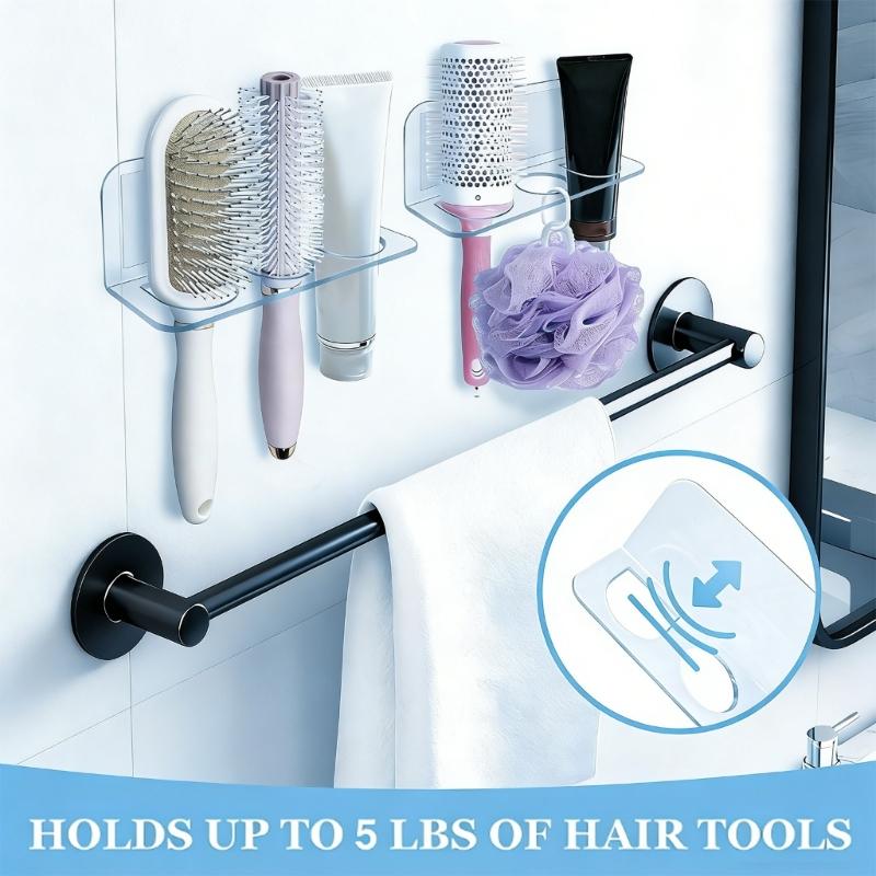 Pack of 2 Space Saving Organizers for Bathroom with Multiple Layer Design to Hold Shampoo Soap and Toiletries Efficiently