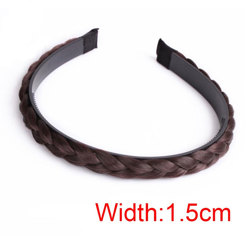 Damen Haarband Fischgrätenzopf Faule Perücke Twist Zopf Stirnband Haarnadel Böhmische Mode Rutschfester Kopfschmuck Braut Haarschmuck