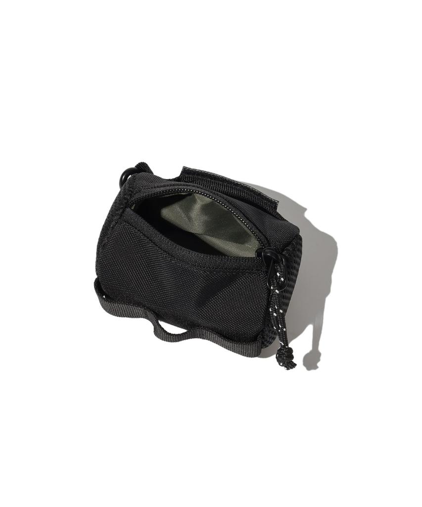 Covernat Arch Logo Webbing Cylinder Pouch Keyring Black