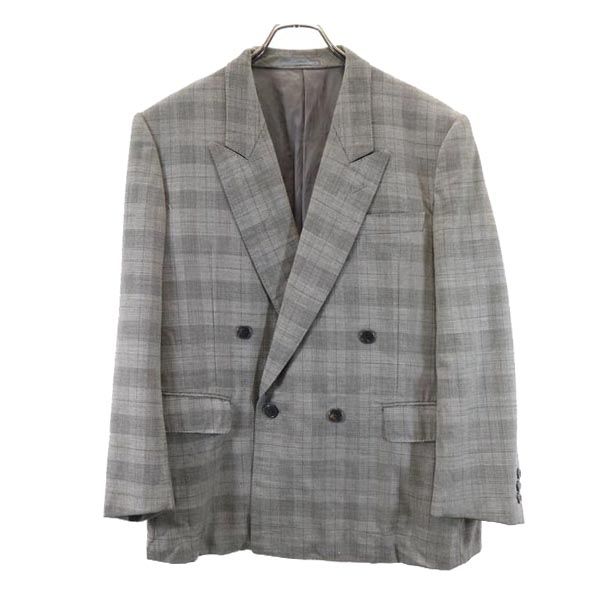 Lanvin Double Suit Setup ST46-54 Gray Men's Used