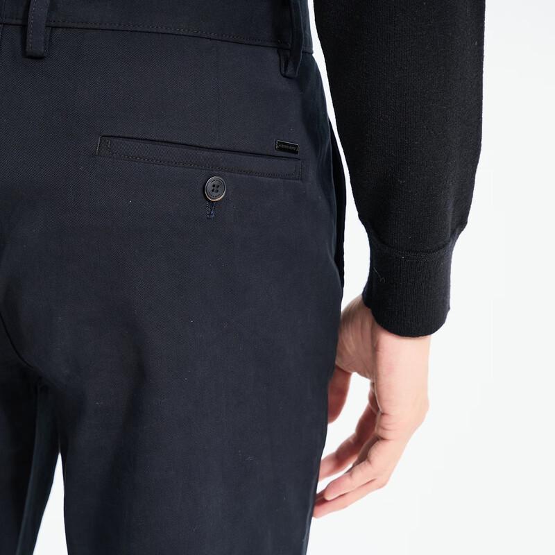 Lilang Men's Cotton Modal Blend Straight-Leg Casual Pants
