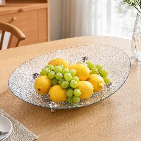 Countertop Fruit Bowl, Modern Decorative Multi-use Serving Tray, Dessert Cake Candy Snack Plate for Dining Table Kitchen Home Decor
