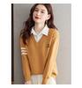 Women’s Chic Two-Piece Style Knit Sweater - Autumn/Winter 2024