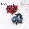 Fashionable Accessory for Women Vintage Butterfly Brooch Women, Heart Shape Rhinestone Lapel Pin, Durable Metal Jewelry Fashion Suit Coat Scarf