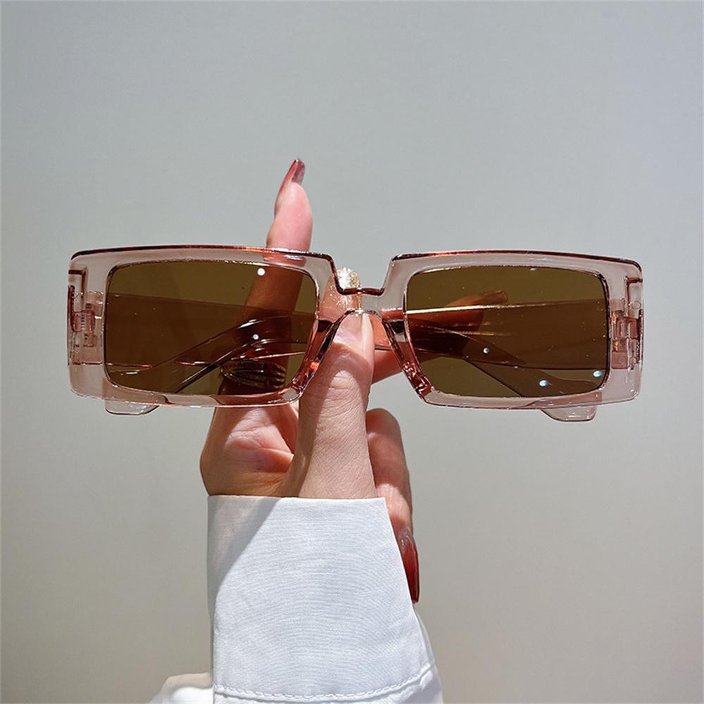 fashion Rectangle Frame Sunglasses for women men Vintage Narrow Square Frame Sun Glasses Outdoor UV400 Eyeglasses Goggles