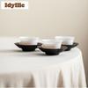 2pc/lot Walnut Solid Wood Coasters Antique Hot Pad For Coffee Cups Saucer Anti-scald Placemats Teacup Base Teaset Accessories