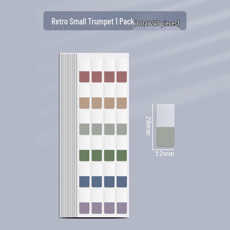 Morandi Writable Label Stickers: Post-it Notes Memo Pads