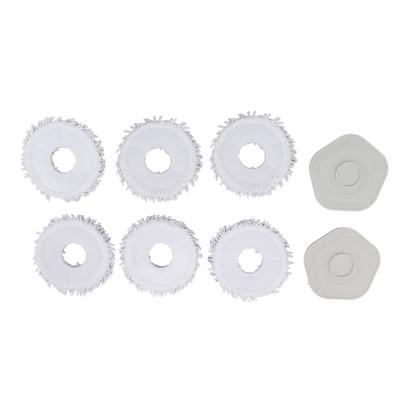 Mop Cloths For Dreame Bot W10 W10 Pro Vacuum Cleaner Cleaning Pads Mop Pads Replacement with Holder