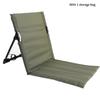 Outdoor Foldable Camping Chair Garden Park Single Reclining Chair Backrest Cushion Picnic Camping Foldable Beach Chair