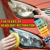 Headlight Restoration Kit - Transparent, Bright Headlight Advanced Repair Solution, Prevents Yellowing and Oxidation, Long-Lasting Protective Coating 
