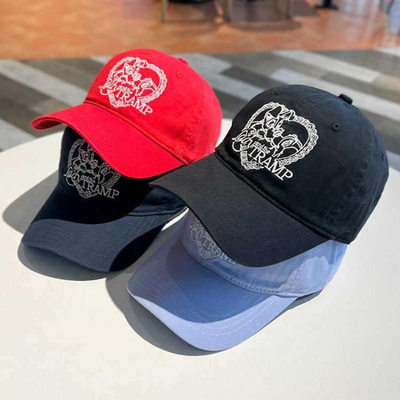 Tramp Baseball Cap For Women Men Spring Summer Cotton Embroidered Sun Protection Casual Sporty Style