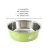 Cat Feeding Bowl Anti Slip Dog Bowl Pet Feeding Bowl Portable Stainless Steel Cat Bowl Dogs Bowl Pet Bowl Dog Water Bowl