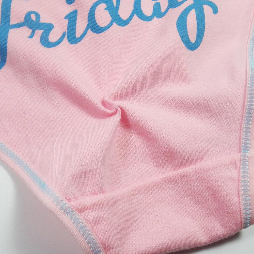 7 Pcs Underwear Cotton Every Weekdays Sexy Ladies Panties Knickers Briefs Lingerie for Women