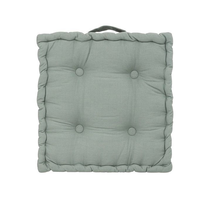 Coussin De Sol 40 X 40 Cm Horizon Uni Celadon