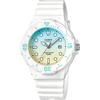 Casio Ladies Analog Watch Gloss White Pastel Blue Gradient Lrw 200h 2e2v