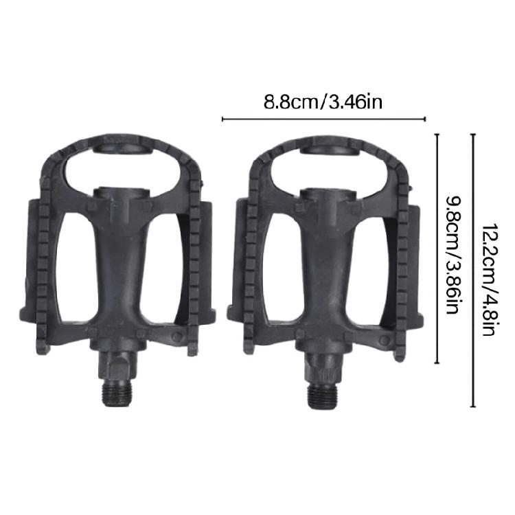 Nonslip Bikes Pedals Platform Sealed Bearing 9/16'' Thread Mountain Bikes Pedals