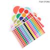 10Sheets Polka Circle Marking Sticker Colored Dot Stickers Diary Decoration Office Classroom Party Decoration