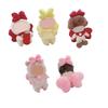 Doll Clothes Set for 17cm Doll Handmade Bowknot Outfit Doll Replacement Costume Sets Cute Gift for Collectors