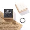 Small Travel Wedding Ring Box Wooden Jewelry Show Props Earrings Rings Organizer Ring Holder Case